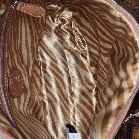 Dana Buchman Pebbled Faux Leather Crossbody Bag - Picture 10 of 11